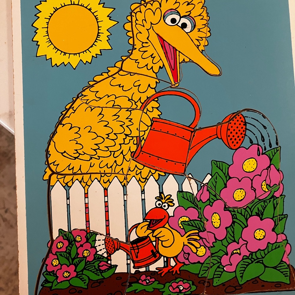 Big bird Vintage puzzle playskool, muppets, Sesame Street
